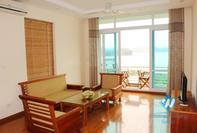 Lake view apartment with 2 bedroom for rent in Yen Phu village